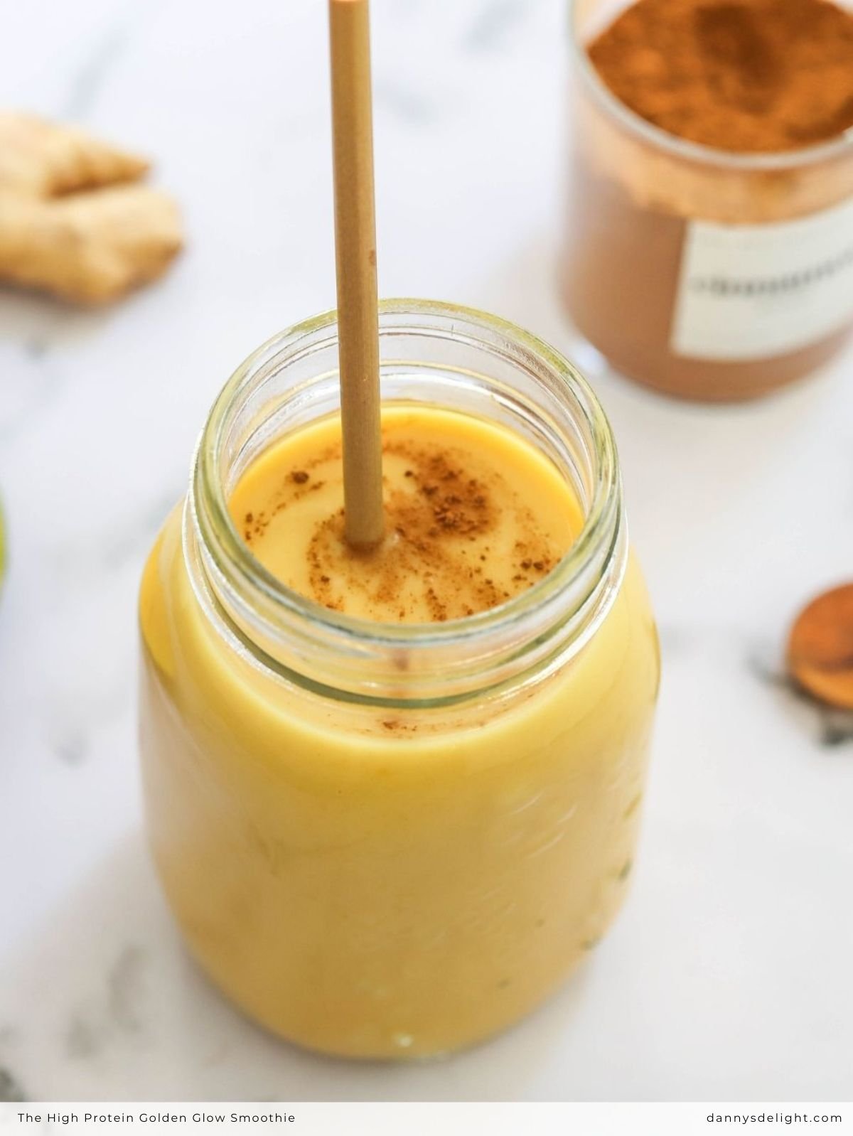 Image for The High Protein Golden Glow Smoothie: Anti-Inflammatory Sunshine in a Glass