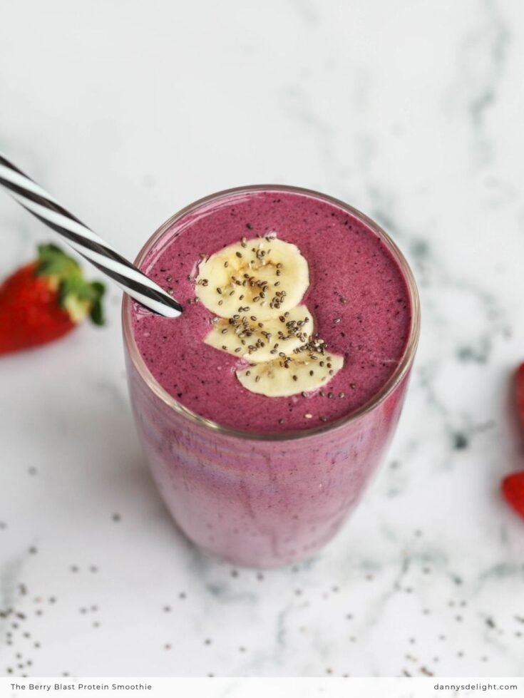 Image for The Berry Blast Protein Smoothie: Simple, Berry-Delicious, and Packed with Protein