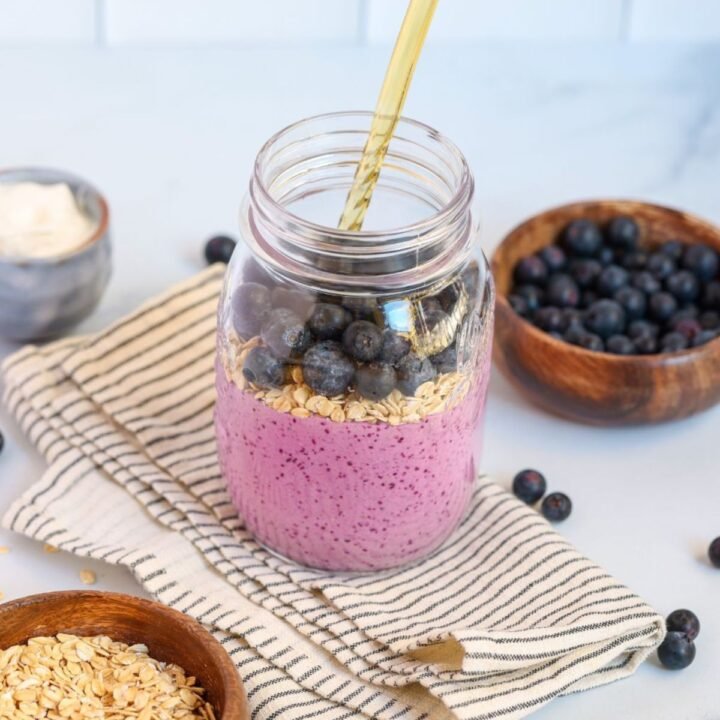 Image for Blueberry Yogurt Oat Smoothie