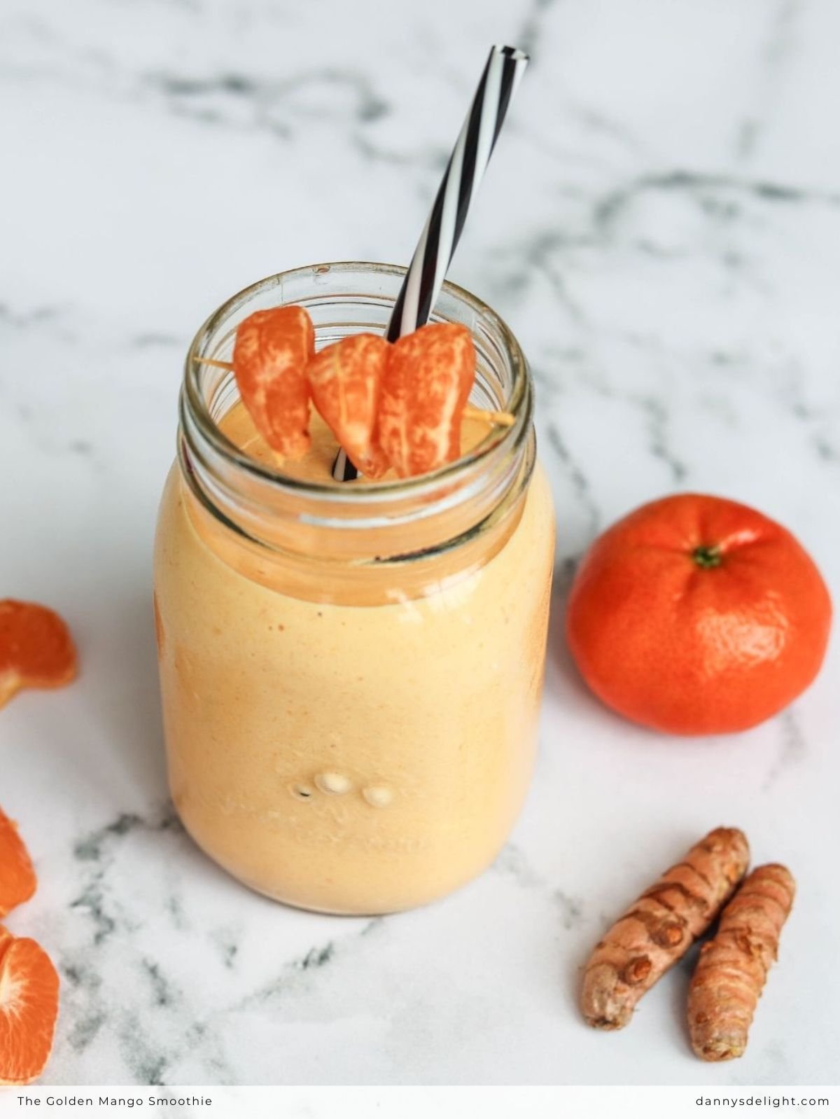 Image for The Golden Mango Smoothie: Liquid Sunshine in a Glass