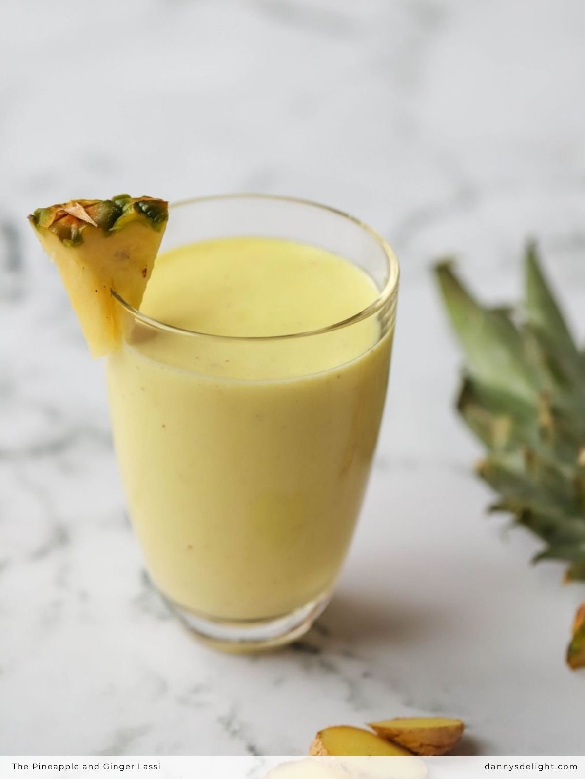 Image for The Pineapple and Ginger Lassi: A Tropical, Creamy, Dairy-Free Dream