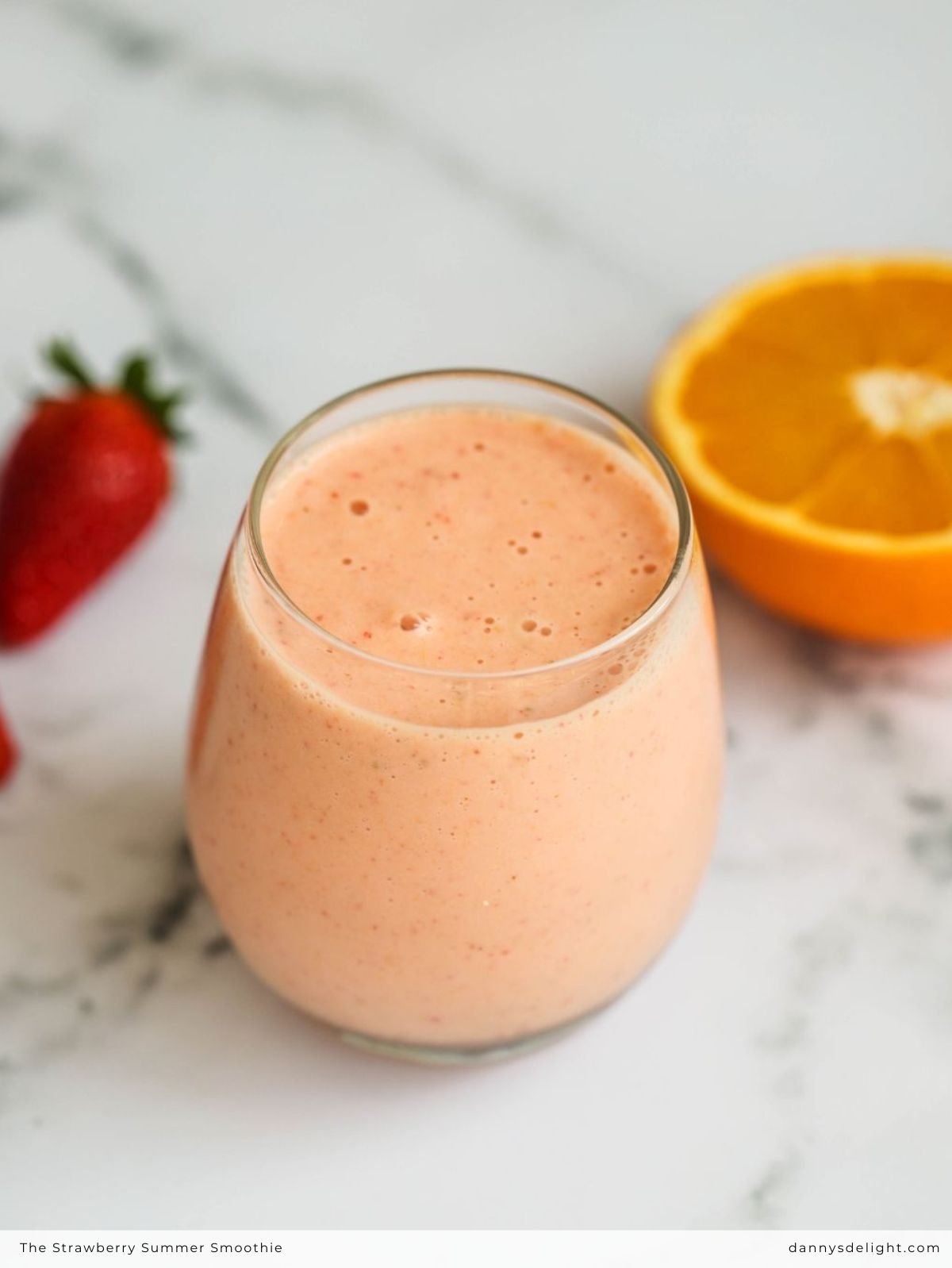 Image for The Strawberry Summer Smoothie: A Creamy, Citrusy Taste of Sunshine
