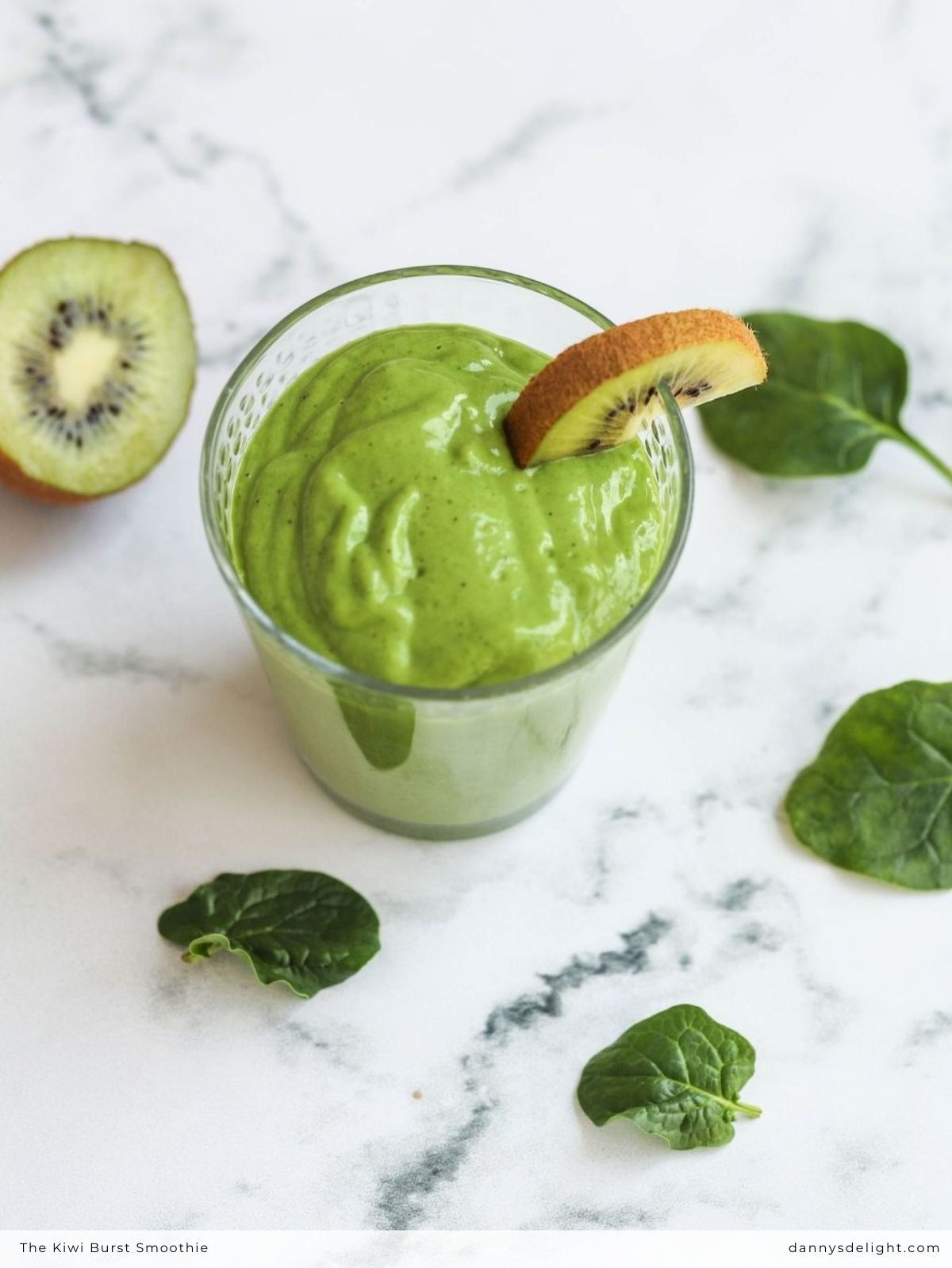 Image for The Kiwi Burst Smoothie: Bright, Tangy, Tropical Green Goodness