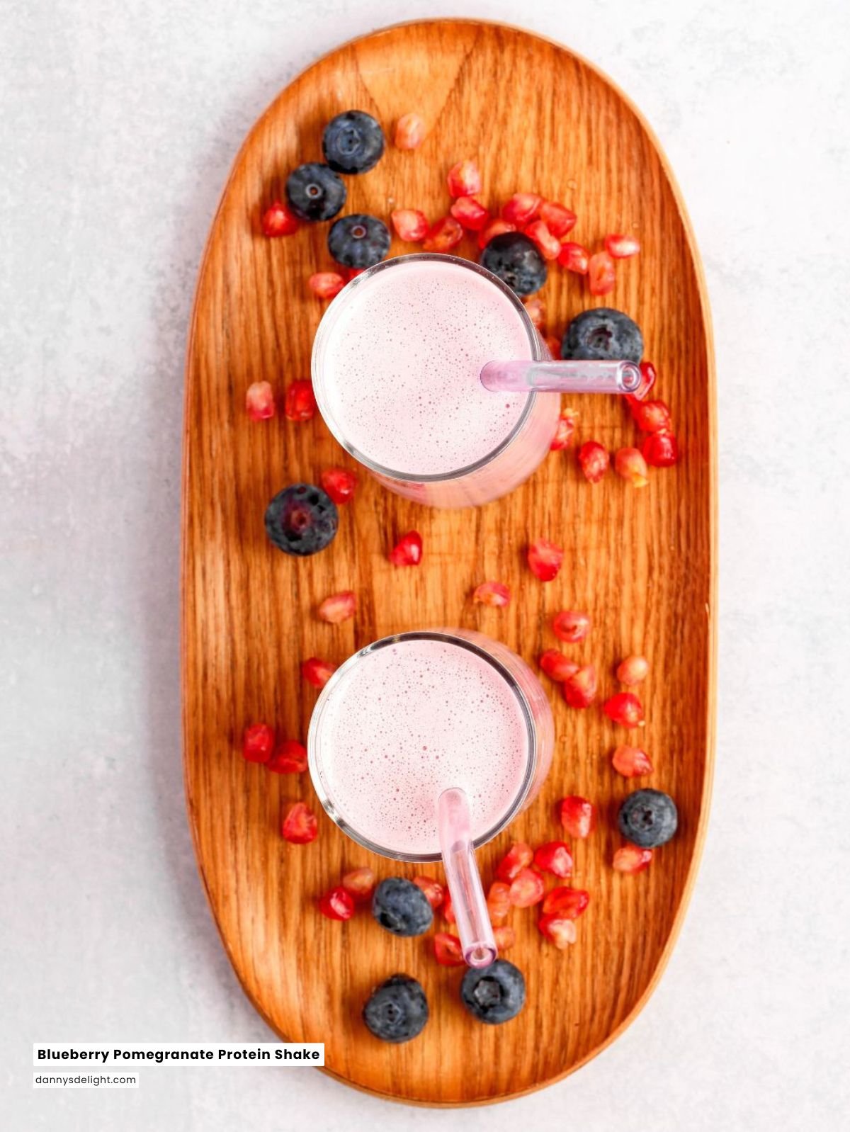 Image for Blueberry Pomegranate Protein Shake