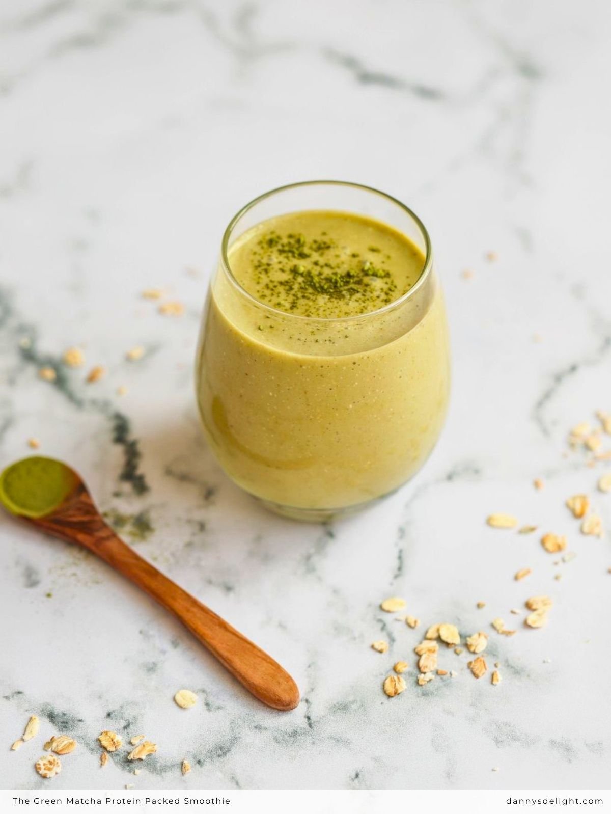 Image for The Green Matcha Protein Packed Smoothie: Clean Energy in a Glass