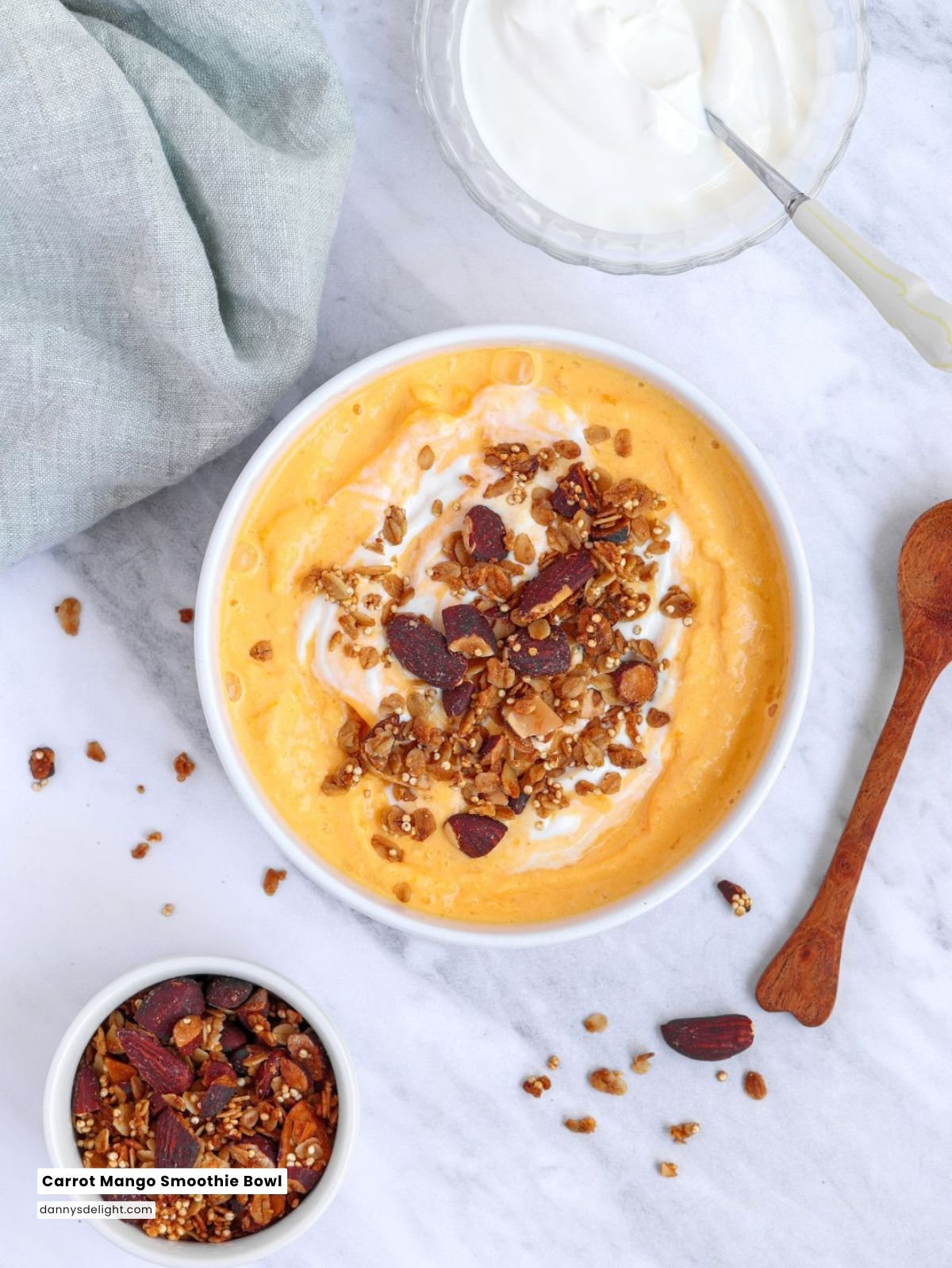 Image for Carrot Mango Smoothie Bowl