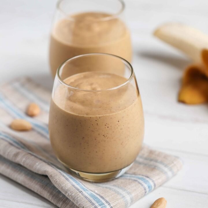 Image for Mango and Almond Butter Pre Workout Protein Smoothie