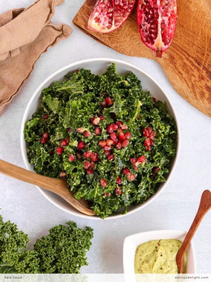 Image for Kale Salad with Avocado Dressing
