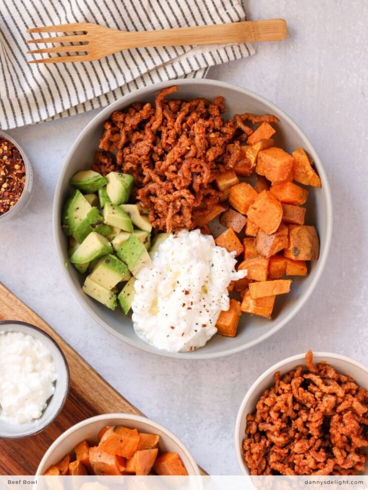Image for High Protein Beef Bowl