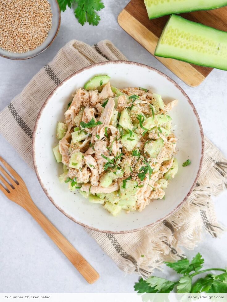 Image for Easy Cucumber Chicken Salad